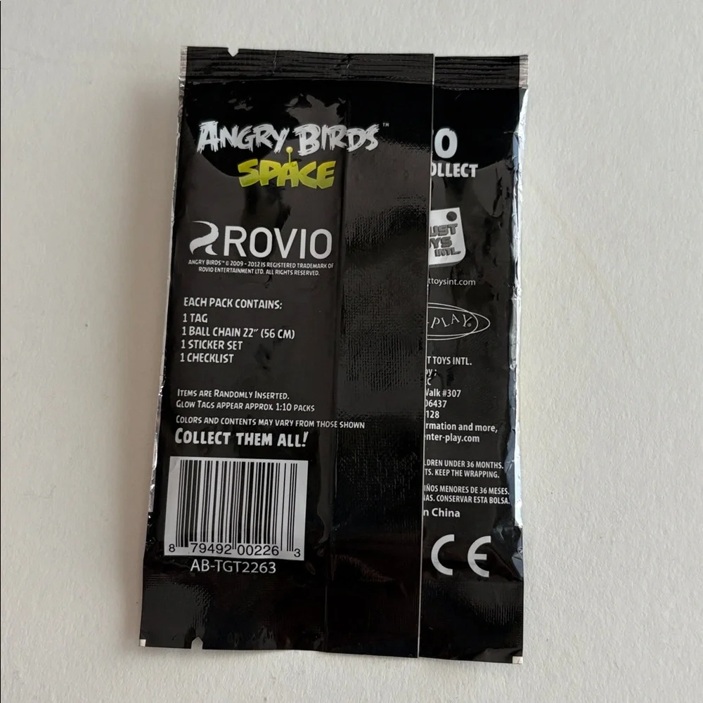 2009-2012 Space Dog Tag Fun Pack - angry birds
